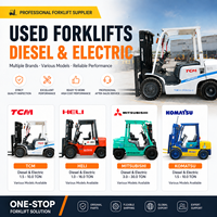 Chariot élévateur diesel TCM de haute qualité de 3 tonnes avec déplacement latéral, mât simple, double ou triple pour les opérations en usine
