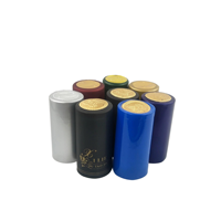 Capsule de scellage de bouteille en PVC de haute qualité avec impression par transfert thermique et conception anti-fuite pour utilisation sur les bouteilles de whisky, de jus et de verres.