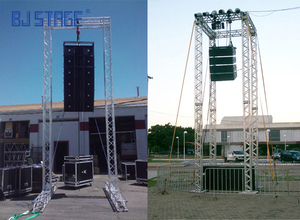 Truss pengeras suara susunan garis aluminium tiang penopang tampilan menara untuk dijual <span class=keywords><strong>line</strong></span> <span class=keywords><strong>array</strong></span> tower truss - Product Image 6