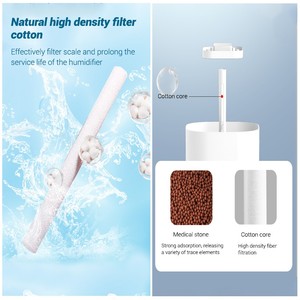 Humidificateur en plastique créatif de grande capacité 3L, nouveau, silencieux, USB, pour la maison, la chambre, le dortoir, l'hôtel, diffuseur d'arômes - Product Image 4