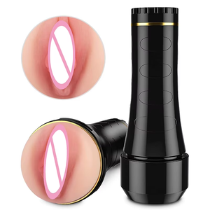 Jolly Space manuale realistico tascabile 3D Vagina Stroker migliorare il personale di benessere torcia Design tazza masturbatore per gli uomini - Product Image 1
