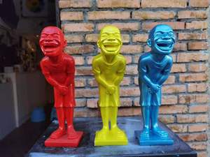 Mini plâtre de l'<span class=keywords><strong>avatar</strong></span>, Sculpture style littéraire internationale, décoration artistique, diy, pour la maison - Product Image 5