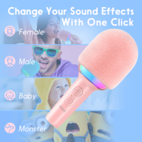 Microphone sans fil FIFINE E2, microphone portable BT, microphone sans fil pour karaoké, haut-parleur de microphone pour Noël