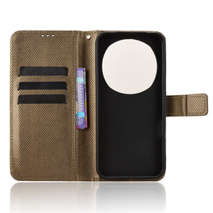 Coque de téléphone à rabat en cuir PU motif diamant portefeuille de luxe pour Huawei Honor Magic 8 - Product Image 3