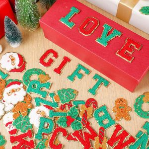 Noël Mickey Minnie Santa Hat Mode Mignon Chenille Broderie Patchs - Product Image 6