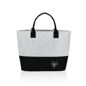 Reusable Custom Logo Eco-friendly Casual Large Capacity <b>PET</b> Felt Traditional Silk Printed Daily Use Women Tote <b>Bag</b> Handbags <b>Bag</b> - Product Image 4