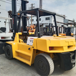 Chariot élévateur TCM FD70 de 7 tonnes d'occasion en bon état Vente diesel chaude à Shanghai - Product Image 2