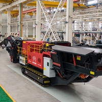 Concasseur à mâchoires mobile de type chenille Zhongde, concasseurs à mâchoires de tracteur, installation de concassage de pierre mobile, capacité de 90 à 650 t/h, facile à utiliser