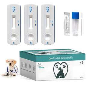 Kit de Prueba Rápida de Antígeno del Virus del Moquillo Canino, Prueba Veterinaria CDV Ag - Product Image 2