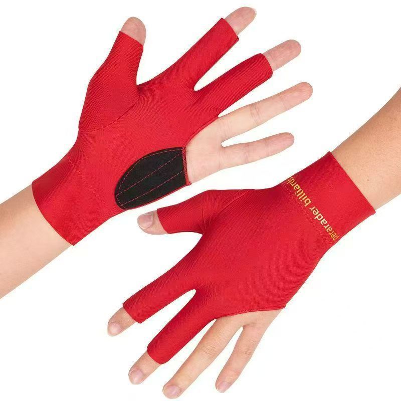 Wholesale Leather Billiard Three finger Gloves