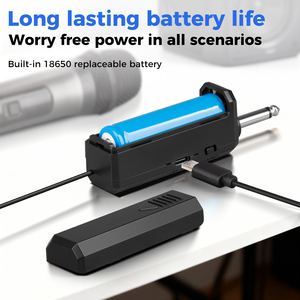 Hệ thống micro không dây chuyên nghiệp UHF LN2 mới, dùng cho gia đình, karaoke, tần số chọn lọc, cầm tay, di động - Product Image 4