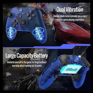 Adaptador Inalámbrico para Guitarra BETMI con Vibración Dual de 2.4GHz Azul - Product Image 4