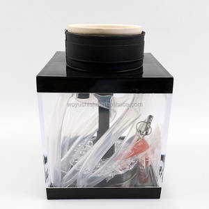 Shisha de narguilé acrylique en aluminium de bon goût pour fumer la narguilée Sheesha <span class=keywords><strong>Chicha</strong></span> tabac Cigarette Night Club Bar Lounge Party KTV - Product Image 3