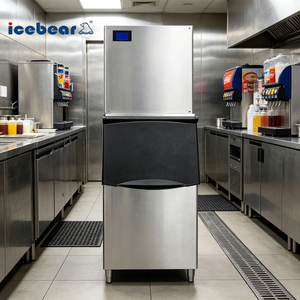 Máquina de Hielo Comercial de Alta Producción con Certificación CE ISO, Enfriada por Aire, 200 kg Diarios, para Uso en Catering - Product Image 1