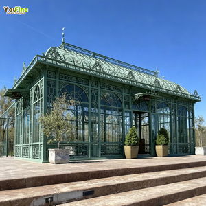 YouFine - Gazebo de Hierro Forjado de Estilo Europeo de Lujo, Invernadero Victoriano para Decoración de Jardín, Personalizado - Product Image 1