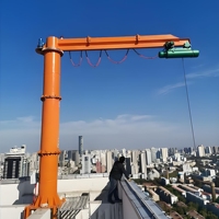 Grue à flèche fixe à levage par aspiration 1t 2t 3t 4t 5t 6t 8t 10t 12t 15t utilisée pour le levage