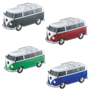 Hot Sản phẩm bán chạy ws266 ngoài trời không dây xe buýt Shape Blue tooth loa với TF USB FM Aux TWS Loa di động cho quà tặng - Product Image 2