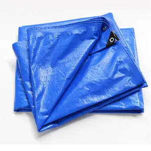 Waterproof Polyethylene Tarpaulin And Multi-layer Sunshade For UV Protection Blue Poly Tarp Other Fabric Pe Tarpaulin