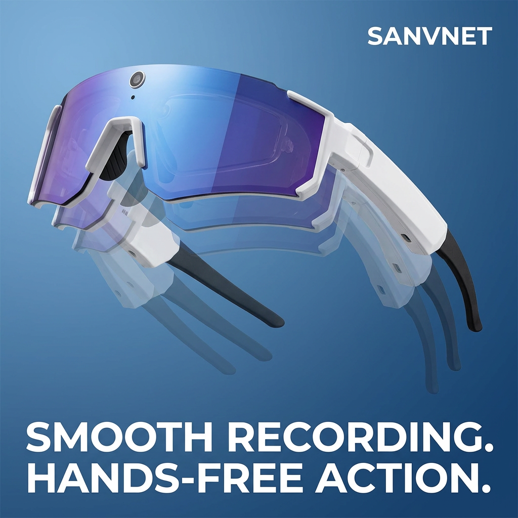 US Stock 2026 SNT SOLIS AI Smart Eyewear 8MP Camera Video Recording ChatGPT Cycling Smart Glasses for Outdoor Biking Hiking · image 6