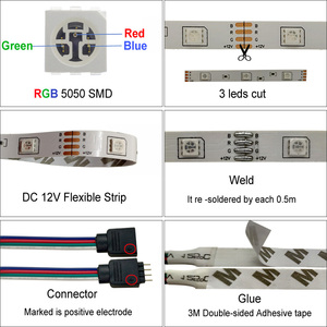Tira de luces <span class=keywords><strong>LED</strong></span> <span class=keywords><strong>WiFi</strong></span> inteligente que cambia de Color, iluminación para el hogar y decoraciones navideñas para exteriores, 5050 Solar Sensor, modo de Control de voz - Product Image 3