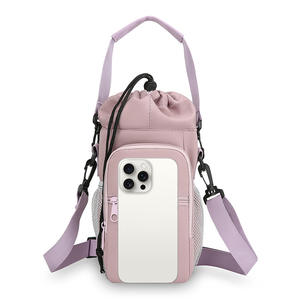 Nueva Bolsa de Viaje para Botella de Agua, Multifuncional, para Teléfono, de Hombro, Cruzada, Portátil, con Cordón, Tipo Cubo - Product Image 5