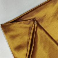 Tissu de rideau en satin polyester antistatique coloré personnalisé pour le salon