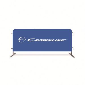 High-End Customized Portable Barricade Cover Windproof Polyester Fence Barrier for Crowd Control Printed Outdoor <b>Banner</b> Mesh - Product Image 3