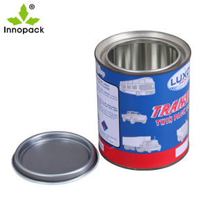 ภาชนะโลหะขายส่งพร้อมฝาปิดขาย,กระป๋องดีบุกเคลือบสีโลหะทรงกลม - Product Image 6