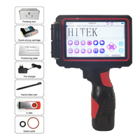 HiTek — imprimante portable intelligente à jet d'encre uv, appareil de programmation à main de 25.4MM, avec une cartouche à jet d'encre à séchage rapide, pour deux packs de carton