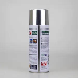 Coating Factory Graffiti Spray Paint Aerosol Coating Metallic Gold Mirror Effect Silver Spray Chrome Paint Spray Paint