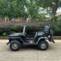 Exportation transfrontalière Mini Jeep tout-terrain 150cc à essence, moto tout-terrain à quatre roues, moto de style vintage