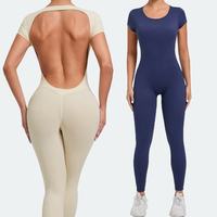 Combinaison une pièce personnalisée pour femmes, vêtements de sport en spandex et nylon, combinaison pour filles, tenue de yoga, ensemble de vêtements de sport pour femmes