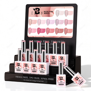 BOZLIN NUEVO Juego <span class=keywords><strong>de</strong></span> Esmaltes <span class=keywords><strong>de</strong></span> Gel <span class=keywords><strong>de</strong></span> Alta Pigmentación, Marca Privada, Color Rosa Nude, Esmalte <span class=keywords><strong>de</strong></span> Uñas en Gel, Colección <span class=keywords><strong>de</strong></span> Esmaltes <span class=keywords><strong>de</strong></span> Gel SIN HEMA ni TPO - Product Image 1
