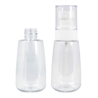Flacon pompe UPG en PET vide et rechargeable de 80 ml en forme de U pour masque facial, parfum, cosmétiques, shampoing, perruques, spray et faux cils – Écologique et idéal pour les voyages