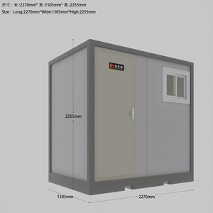 European Standard Prefabricated Integrated Modular Bathroom Portable Toilet Separate Shower <b>Unit</b> Prefab Bathroom - Product Image 3