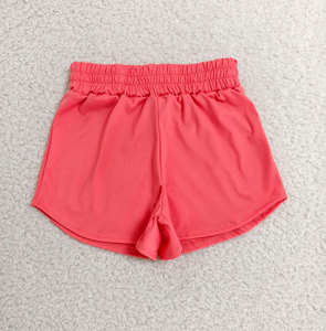 Shorts Deportivos Sólidos para Niñas en 12 Colores, Cintura Alta Elástica, Tela Suave, para Baile, Animación y Yoga - Product Image 2