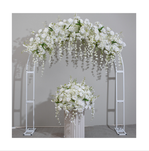 Fantasia bianca flore fiore artificiale decorazione di nozze combinazione libera personalizzare fiori artificiali - Product Image 1