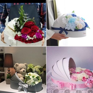 Ourwarm — panier à fleurs créatif pour femme, boîte-cadeau pour anniversaire, panier à fleurs pour révéler le genre - Product Image 6