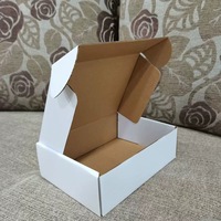 Boîtes d'Expédition en Carton Ondulé Kraft Personnalisées avec Logo Imprimé, Emballage Brun de Fabrication en Gros