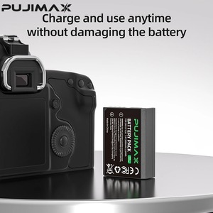PUJIMAX 2 batteries d'appareil photo LP-E10 1600mAh avec chargeur double USB LCD pour <span class=keywords><strong>Canon</strong></span> EOS 1100D 1200D 1300D Kiss X50 X70 X80 Rebel T6 - Product Image 5