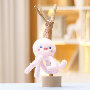 Thiết kế mới Fluffy cá mập đồ chơi sang trọng thiết kế mới mềm biển động vật nhồi bông Keychain và mặt dây chuyền tùy chỉnh Cá Hề cho quà tặng khuyến mãi - Product Image 2