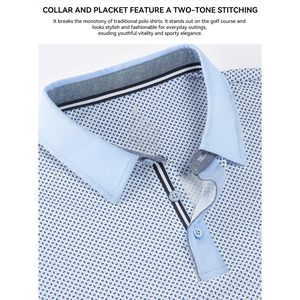Polo de Golf Personalizado para Hombre, Manga Corta, Secado Rápido, Estampado, con Bolsillo - Product Image 6