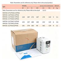 Variateur de fréquence (VFD) série NVF2G à économie d'énergie efficace avec une forte capacité de surcharge pour les applications de commande de moteurs industriels généraux