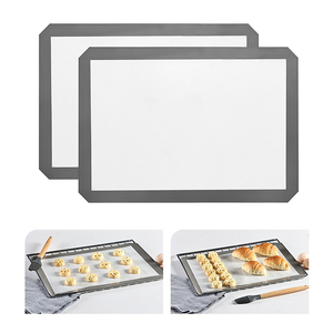 Factory Design White Color Baking Silicone <b>Mat</b> Wholesale Durable Pastry <b>Rolling</b> <b>Mat</b> Baking Sheet Silicone <b>Mat</b> - Product Image 1