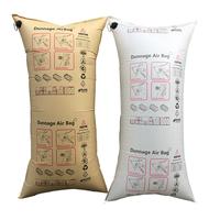 Sac gonflable en papier kraft pour protection de marchandises fragiles, 2 plis, niveau 1, coussin d'air, vente en gros, pour verre, céramique, électronique