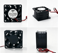 Ventilateur axial sans balais à roulement à billes 6038 6CM 60*60*38mm 12V 24V 48V, grand volume d'air, puissant et durable, pour refroidissement de serveur et onduleur