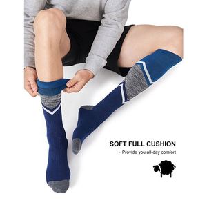 Skiing Snowboarding Full Cushioned <b>Winter</b> Wool Warm Ski <b>Socks</b> for Men & Women - Product Image 4