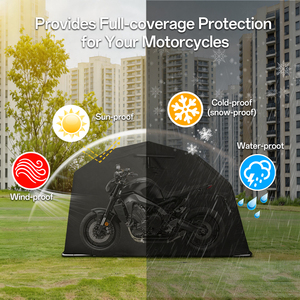Housse de moto Aoshuna <span class=keywords><strong>CPL</strong></span> anti-neige pour APRILIA - Personnalisable, pliable, en tissu Oxford 600D, protection extérieure économique - Product Image 2