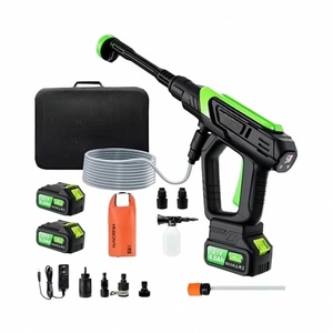 <span class=keywords><strong>Nettoyeur</strong></span> <span class=keywords><strong>haute</strong></span> <span class=keywords><strong>pression</strong></span> sans fil 21V 4.0Ah avec moteur sans balais, 1000 PSI, 25 bars, 150W, 6 en 1, pour voiture/allée/patio - Product Image 1