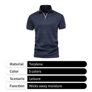 เสื้อโปโลคอวีสีพื้นสำหรับผู้หญิงและผู้ชายรุ่นใหม่ล่าสุด - Product Image 3